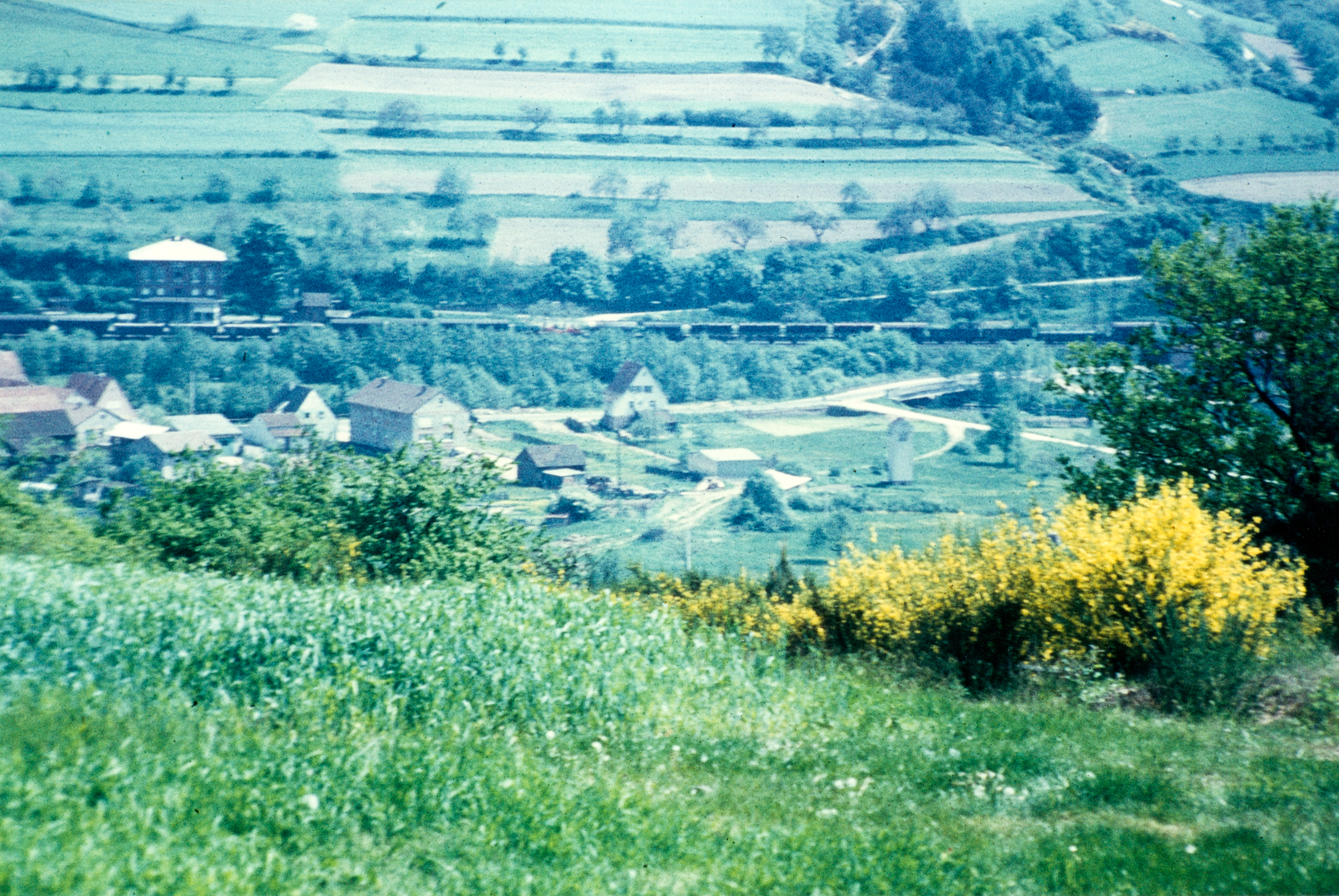 Ortsansicht vor der ICE Trasse 1970